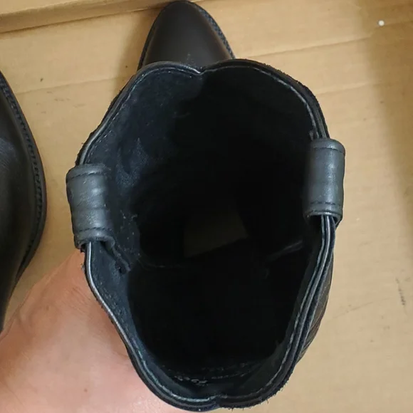 🤩New with tags Rare vintage genuine leather abilene black boots size 5.5 M - Picture 9 of 15